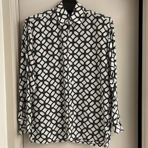 Mens microfiber fashion print dress shirt